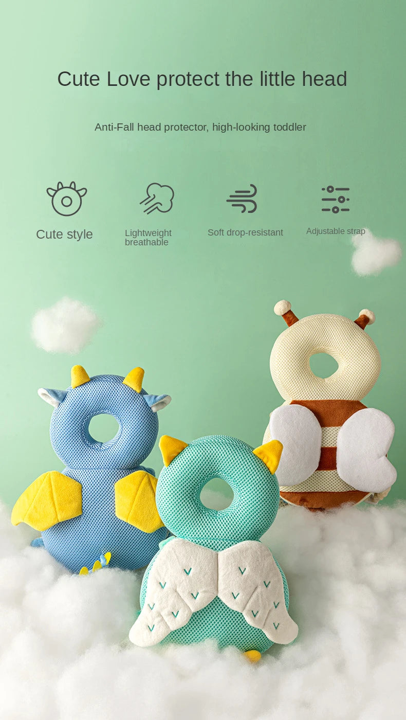 CuddleShield – Baby Head Protector with Cute Cartoon Design