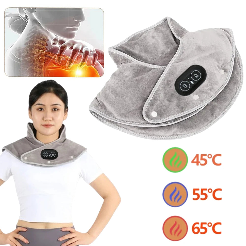 Electric Heating Shoulder Neck Pad - For Pain Relief and Comfort