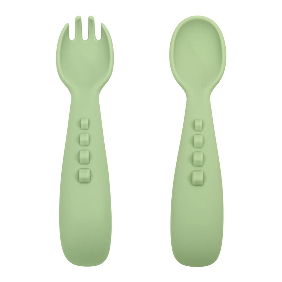 Baby Feeding Utensils – Training Spoon and Fork Set