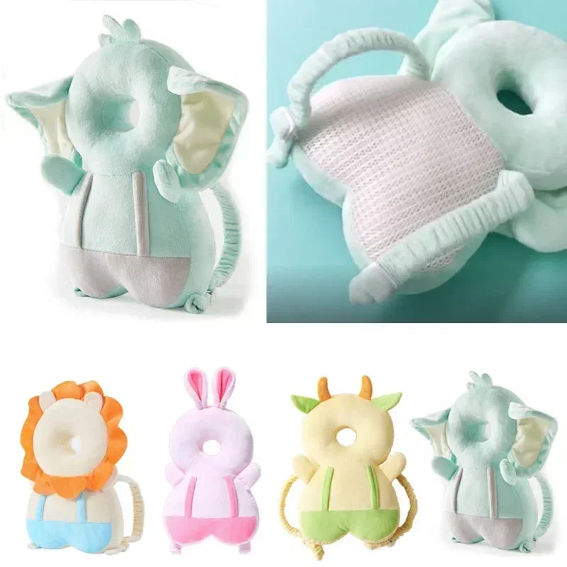 Baby Head Protection Pillow – Cute Cartoon Safety Cushion