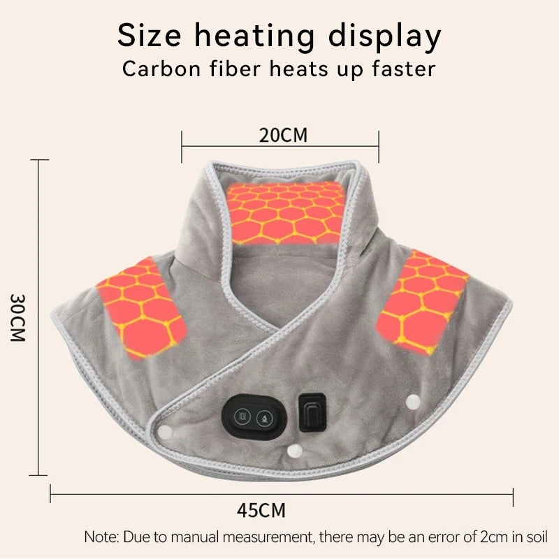 Electric Heating Shoulder Neck Pad - For Pain Relief and Comfort