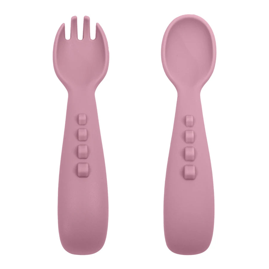 Baby Feeding Utensils – Training Spoon and Fork Set