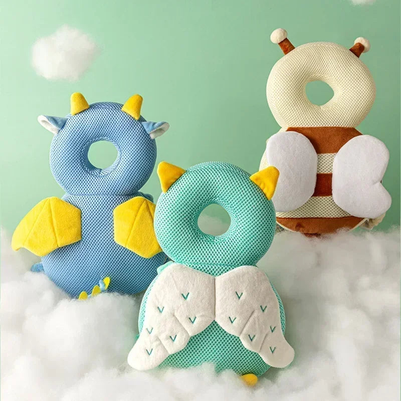 Baby Head Protection Pillow – Cute Cartoon Safety Cushion