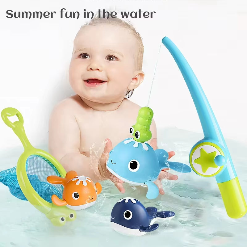 AquaCatch - Magnetic Fishing Bath Toy Set