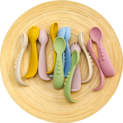 Baby Feeding Utensils – Training Spoon and Fork Set